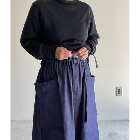 R&D.M.CO- COTTON DENIM POCKET SKIRT