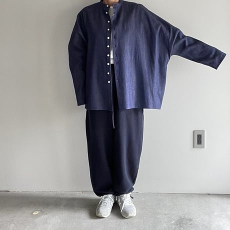 R&D.M.CO- COTTON DENIM BAGGY SHIRT