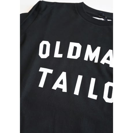 OMT RUBBER PRINT CREW L/S TEE/black