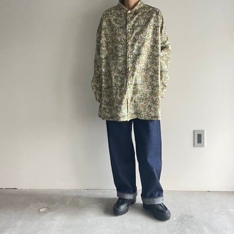 R&D.M.CO- WILD BERRY FIELD LAWN OVERSIZED SHIRT