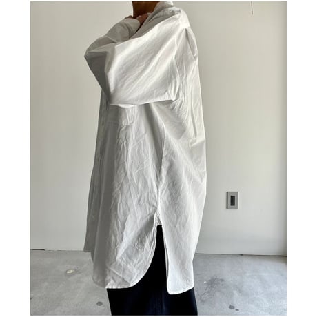 YAECA CANVAS DSIGN スタンドカラーシャツ