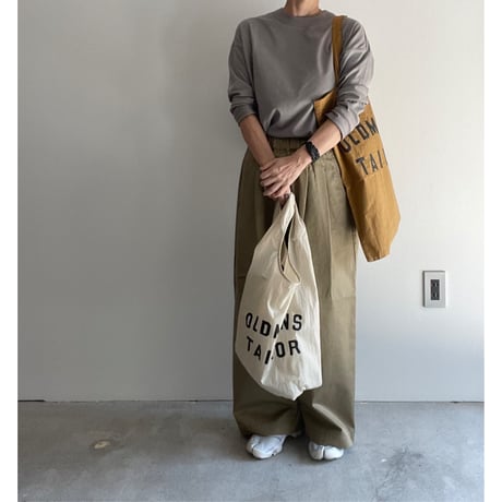 OMT PRINT TOTE BAG GARMENT DYE