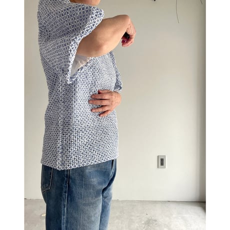 R&D.M.CO- TRELLIS C.S BALLOON SLEEVE BLOUSE