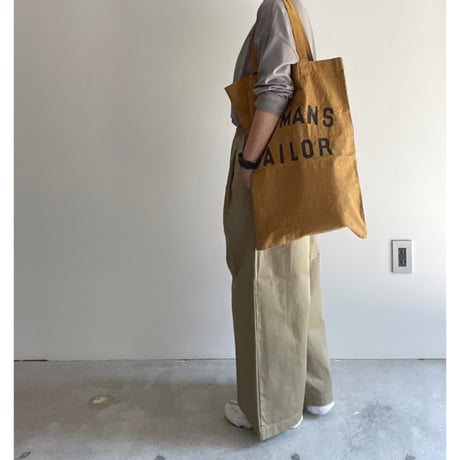 OMT PRINT TOTE BAG GARMENT DYE