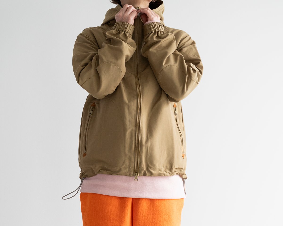再入荷 MASTER&CO.60/40クロスフードアノラック/beige | ANOUCK