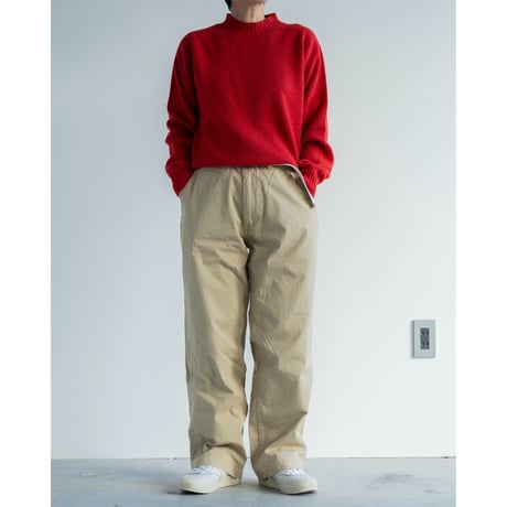 MASTER&CO. ベルト付きチノパンツ/beige