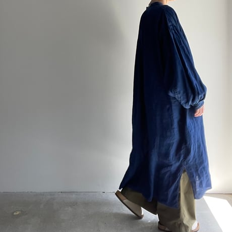 エシュペー INDIGO LINEN ONEPIECE