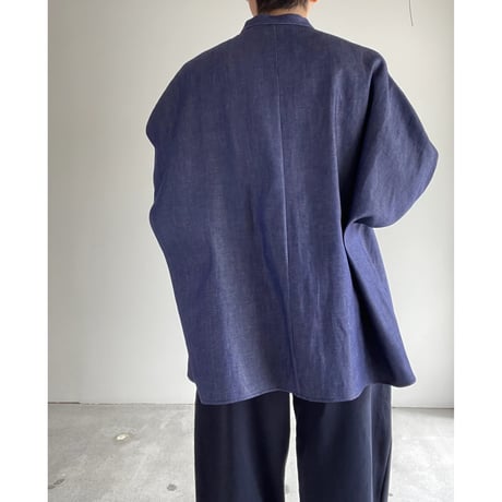 R&D.M.CO- COTTON DENIM BAGGY SHIRT