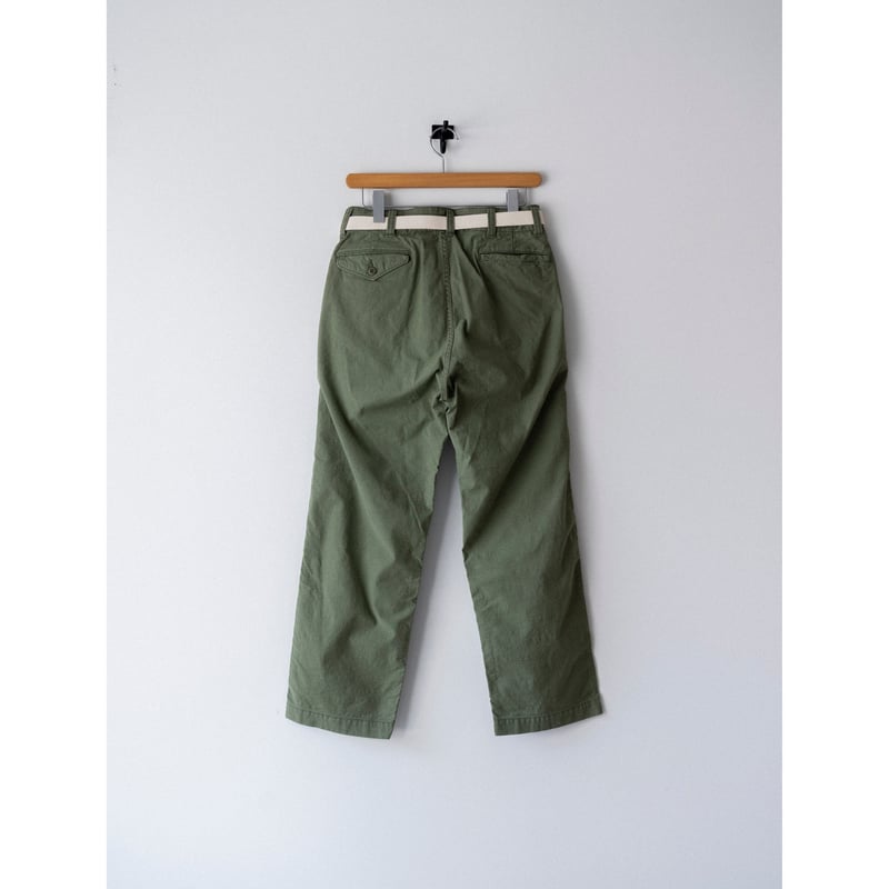 再入荷 MASTER&CO. ベルト付きチノパンツ/olive | ANOUCK