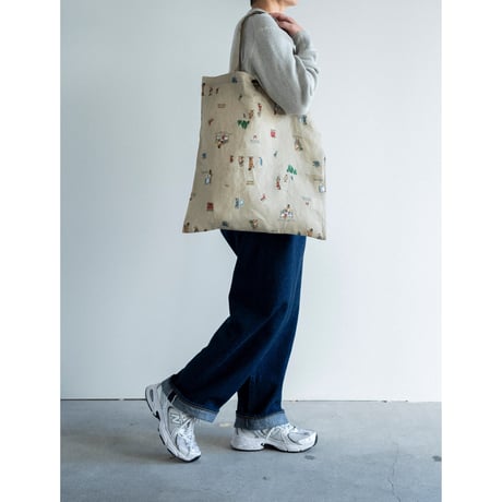 R&D.M.CO- BROWN BEARS TOTE BAG