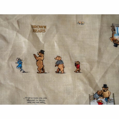 R&D.M.CO- BROWN BEARS TOTE BAG