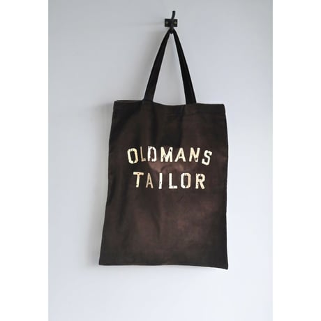 OMT PRINT VELVET TOTE BAG/brown