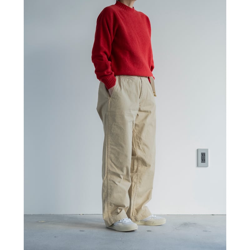 再入荷 MASTER&CO. ベルト付きチノパンツ/beige | ANOUCK