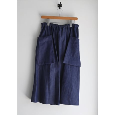 R&D.M.CO- COTTON DENIM POCKET SKIRT