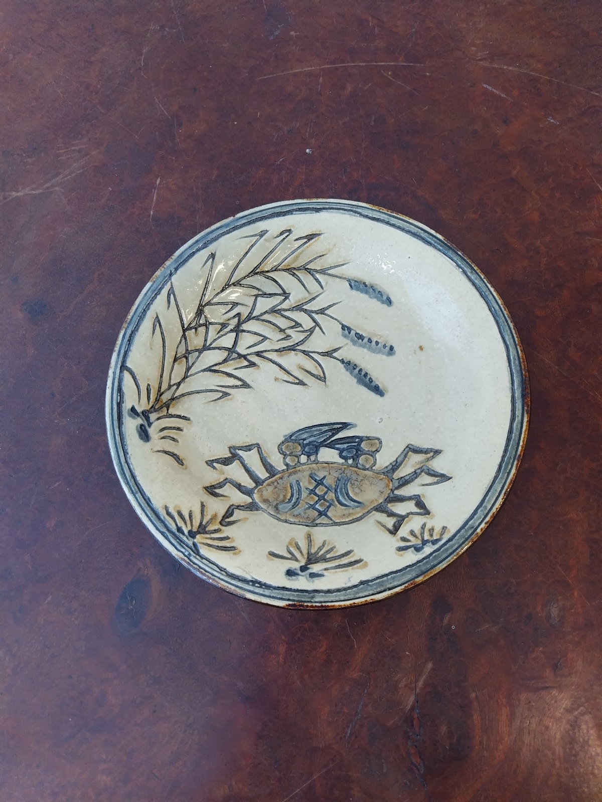 沖縄やちむん 金城一門  金城敏雄 8寸皿 沖縄やちむん 金城一門 金城敏雄 8寸皿 - メルカリ