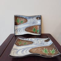 皿 沖縄 やちむん 金城敏男 | 古道具オノフオノフ