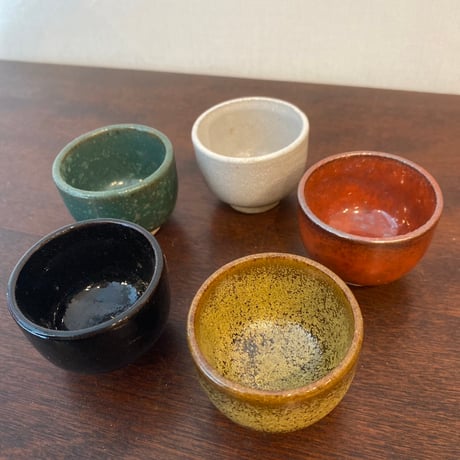 唐津焼　ぐい呑み　５客セット