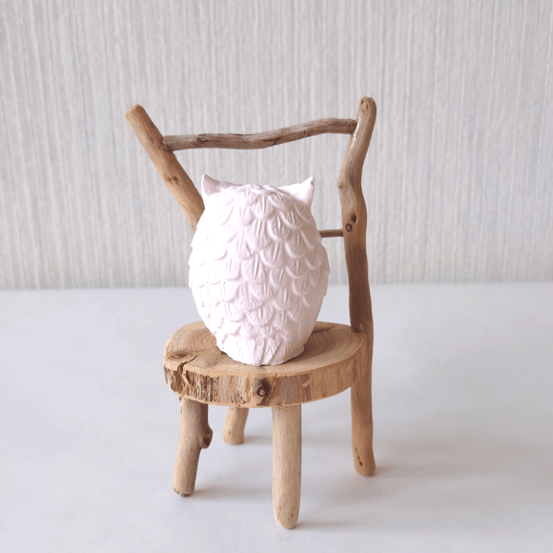 アロマストーン　フクロウ　アレンジメント 福来郎〜ふくろう/アロマストーン(ピンク) | aromacraftプチグレン