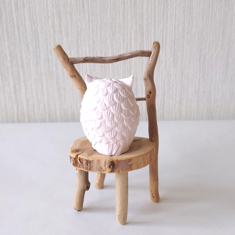 福来郎〜ふくろう/アロマストーン(ピンク) | aromacraftプチグレン