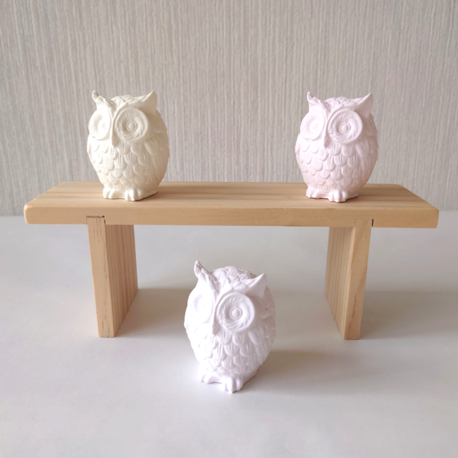 アロマストーン　フクロウ　アレンジメント 福来郎〜ふくろう/アロマストーン(ピンク) | aromacraftプチグレン