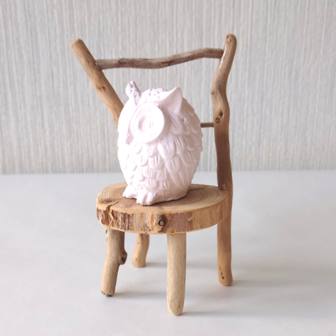 福来郎〜ふくろう/アロマストーン(ピンク) | aromacraftプチグレン