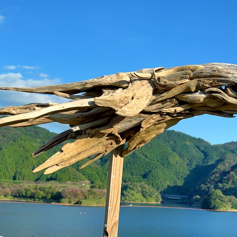 流木アート鷲運気上昇置物スピリチュアル