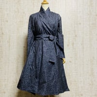 数種類の古典柄反物浴衣で立ち襟＆フレンチ袖テントライン・美