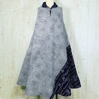 反物大きな菊柄浴衣&トンボ柄の浴衣で立ち襟テントライン・美ラインワンピースＭ～Ｌ