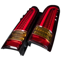 ESTIRO×FALCON 200系 ハイエース フルLEDテール ゴールドレッド
