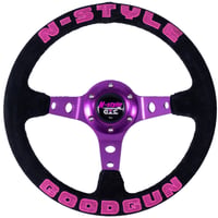 N-STYLE×GoodGunオリジナル バックスキンステアリング