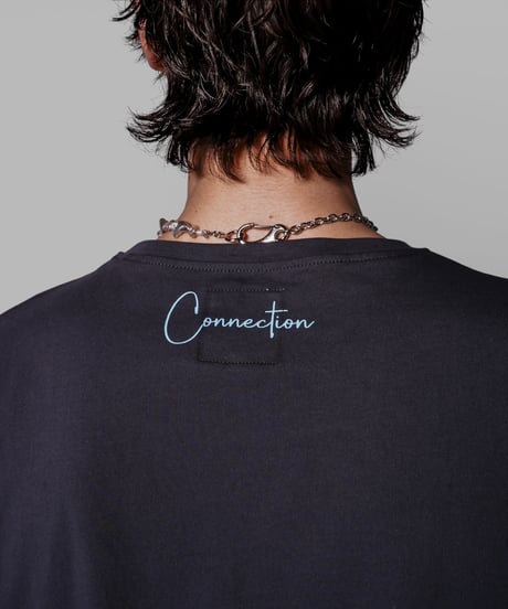 key logo print tee(charcoal)