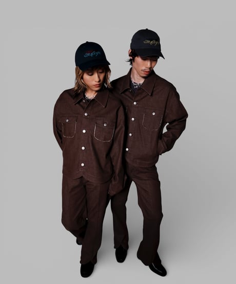 “CONNECTION” cap(charcoal)