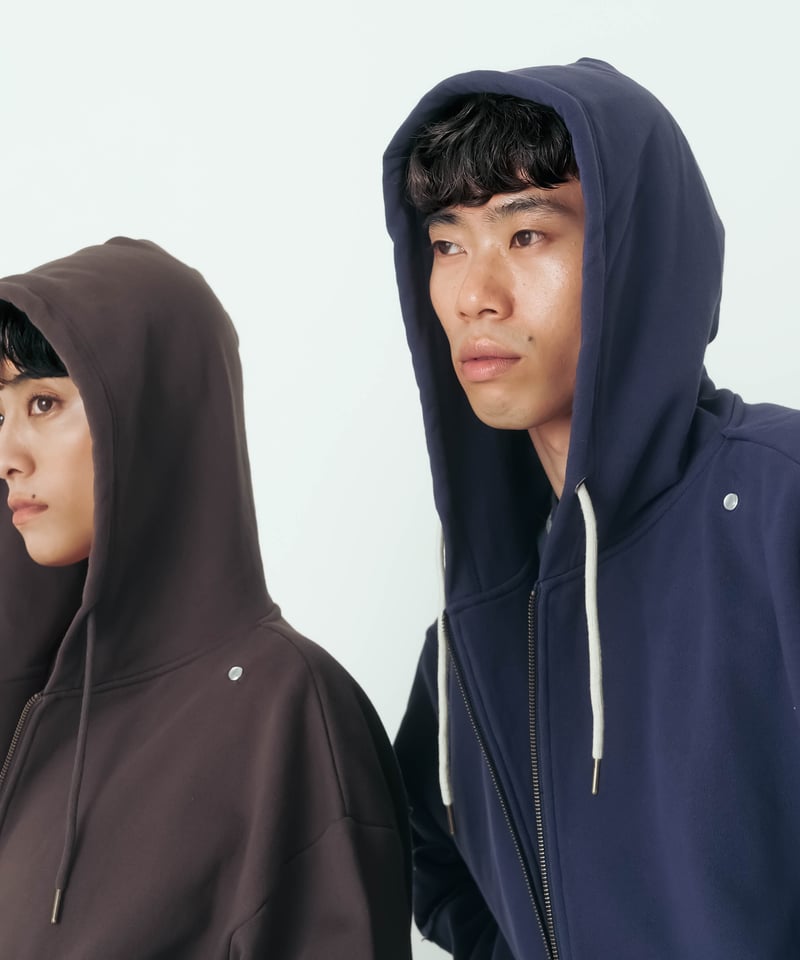 Western Sweat Zip Parka (navy) | osolo Connection