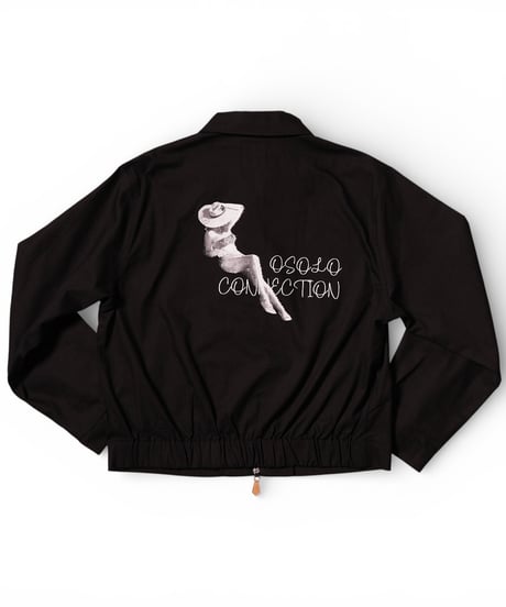 obscured beauty twill jacket (black)
