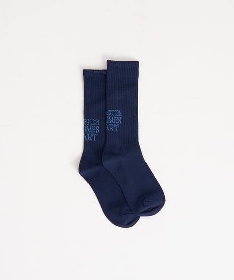 "CBH" jacquard socks (Navy)