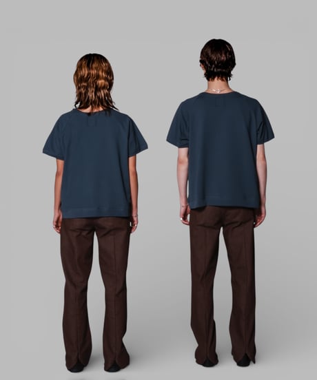 obscured beauty tee(dusty navy)