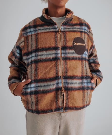 reversible boa jacket (Multi brown)