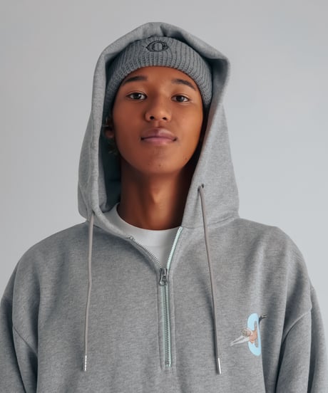 logo knit watch (Gray)