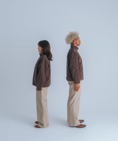 reversible boa jacket (Multi brown)