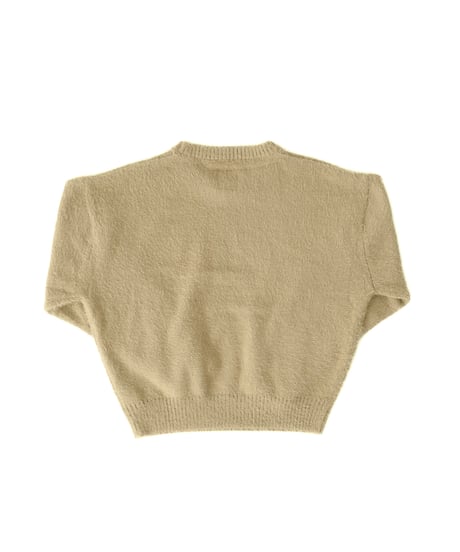 Like Mohair Round Knit (beige)