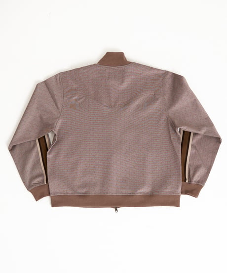 multicolored rib western track jacket (Multi beige)