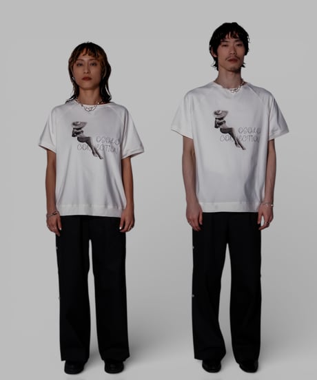 obscured beauty tee(white)