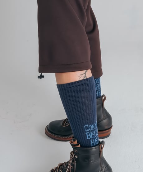 "CBH" Print jersey slacks  (Brown)