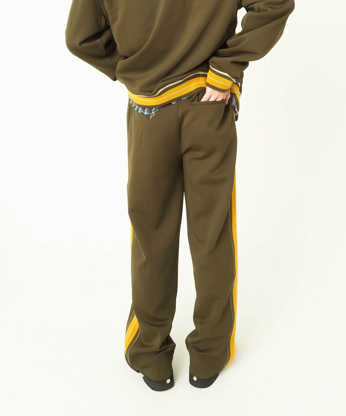 Multi Color Side Rib Pants (khaki) | osolo Conn