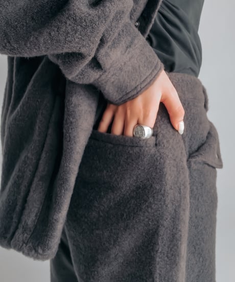 micro fleece slacks (D.Gray)