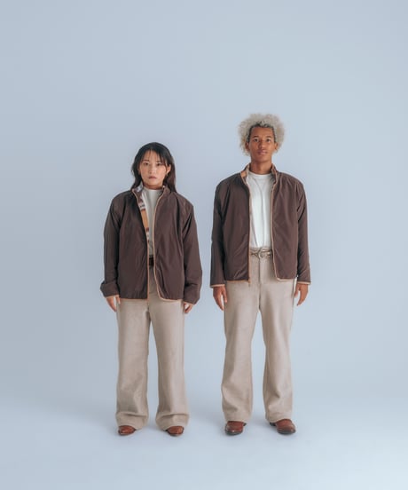 reversible boa jacket (Multi brown)
