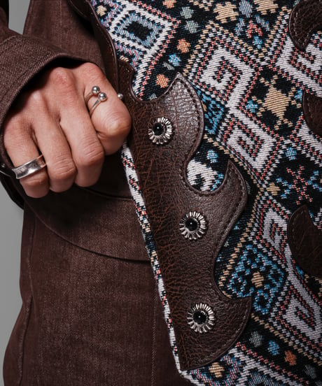 southwestern concho bag(brown)