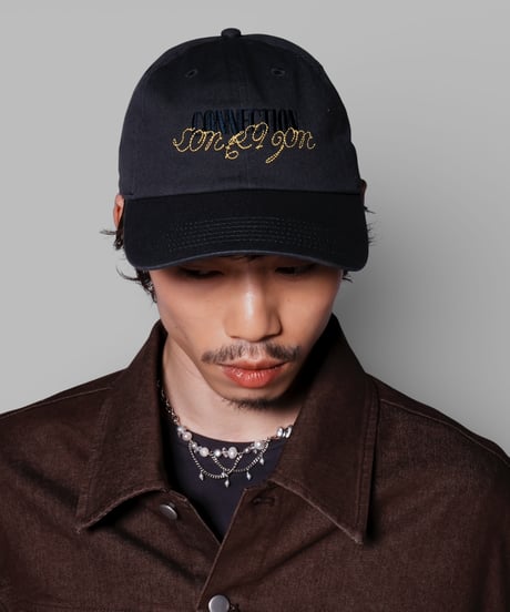 “CONNECTION” cap(charcoal)