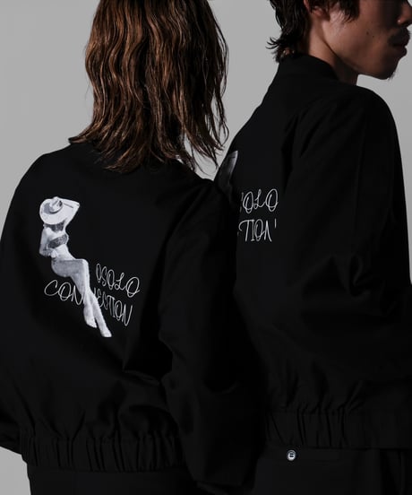 obscured beauty twill jacket (black)