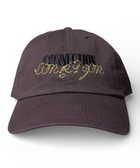 “CONNECTION” cap(charcoal)